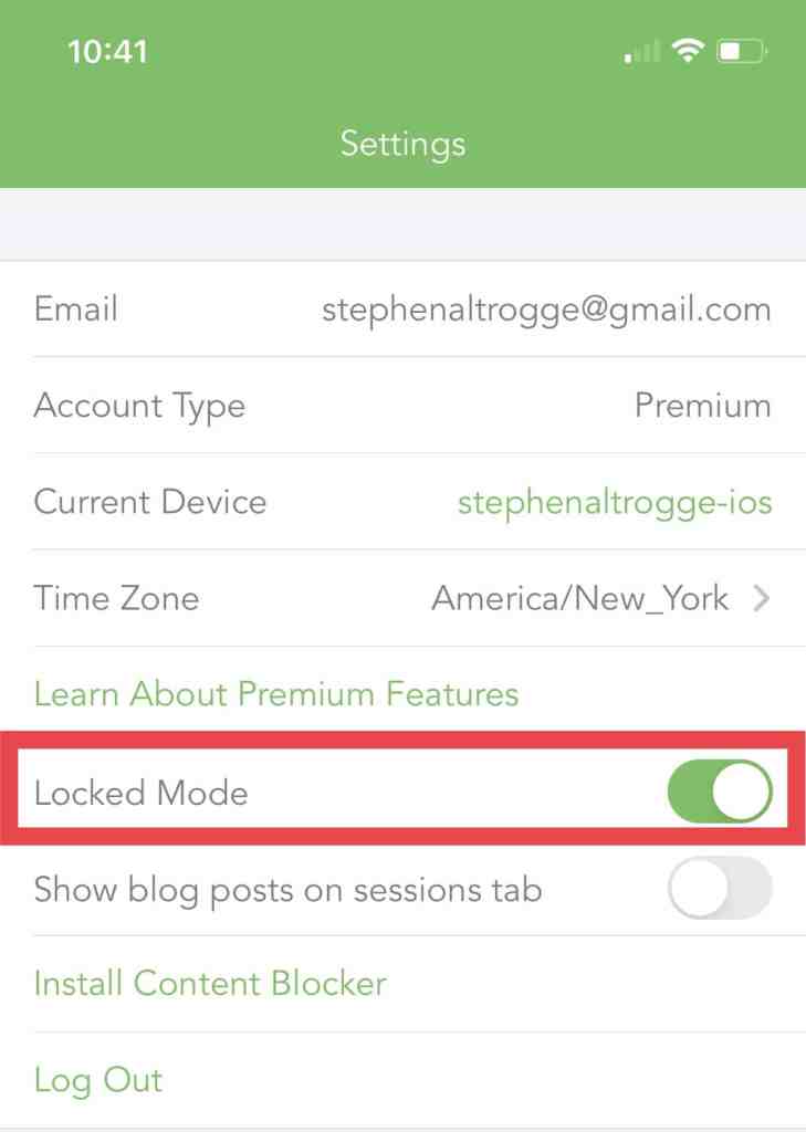 Freedom locked mode