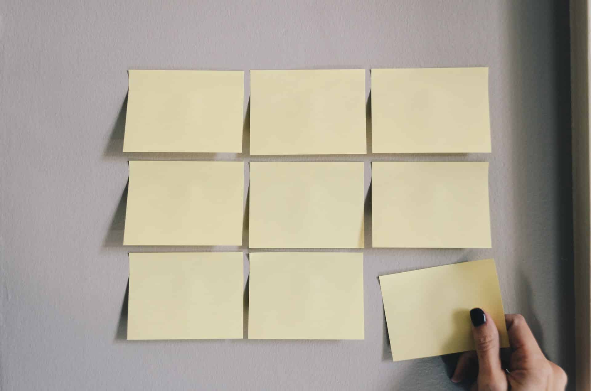 Task batching with post-it notes