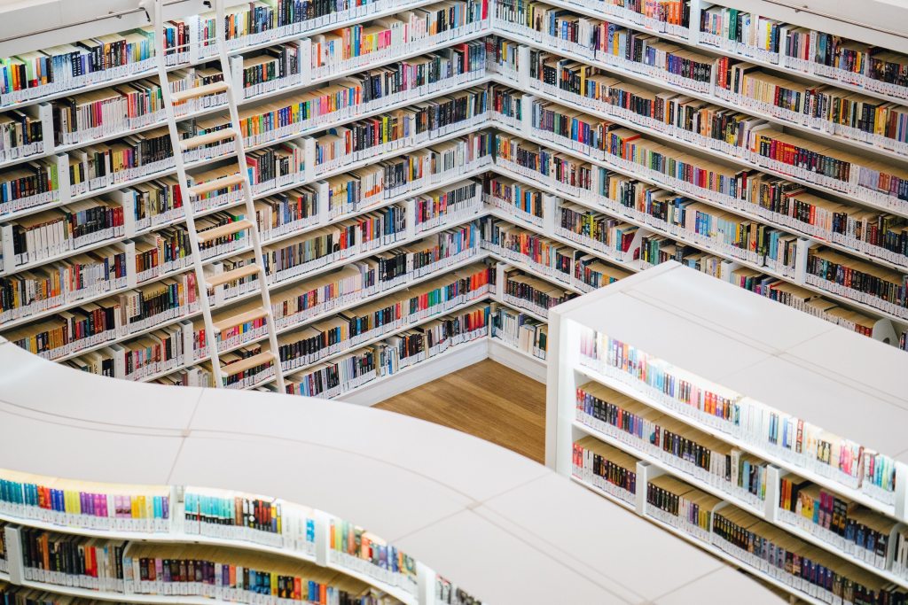 interior of a library