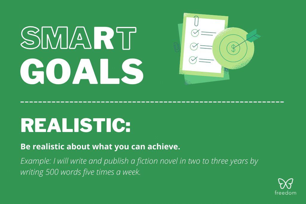 smart goals: realistic