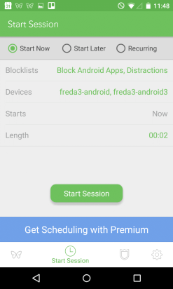 Block apps and notifications with Freedom for Android